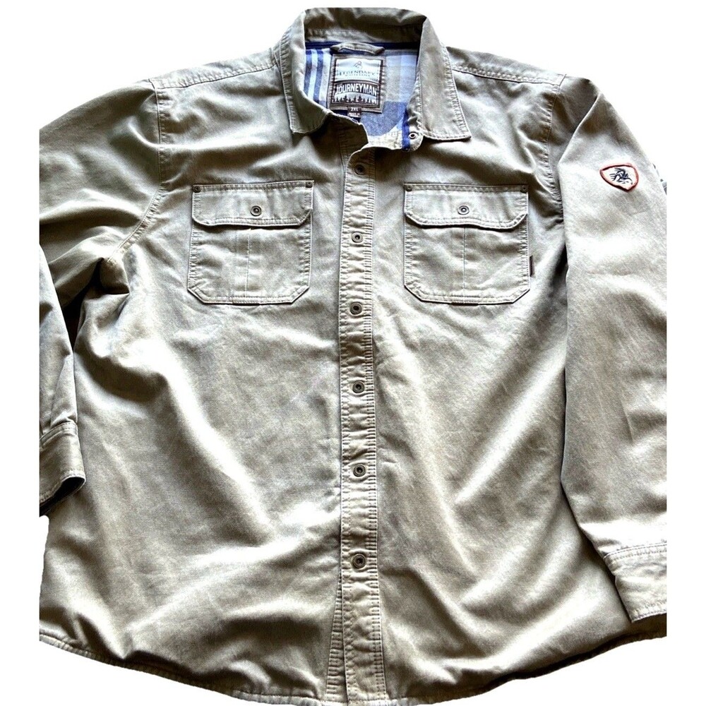 Legendary Whitetails Journeyman Waxed Barn Jacket 2XL Chore Coat Flannel Lined
